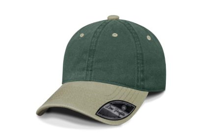 Gorra Deslave, Frente Verde Botella, Visera Kaky, Trasero Verde Botella